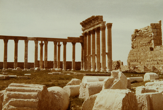 Vorschaubild Palmyra, Baaltempel, SW-Ecke der Terrasse